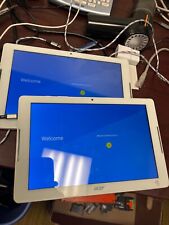 Used, LOT OF 2 Acer Iconia One 10 B3-A30 Tablet White 10.1" WORKING SOLD AS IS for sale  Shipping to South Africa