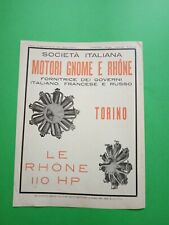 Pubblicita 1919 motori usato  Roma