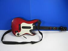 WORKING GUITAR HERO BAND WIRELESS INC STRAP XBOX 360 red white CONTROLLER for sale  Shipping to South Africa