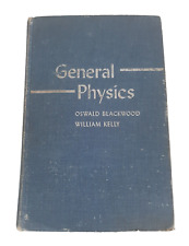 Libro de tapa dura vintage 1943 de física general de Oswald Blackwood y William Kelly segunda mano  Embacar hacia Argentina