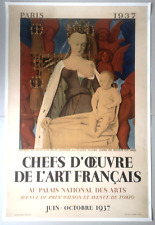 Grand affiche ancienne d'occasion  Cholet