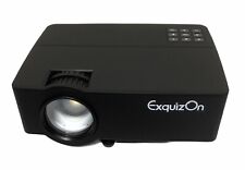 Projetor LED preto ExquizOn modelo E08 1080P home theater TV LCD comprar usado  Enviando para Brazil