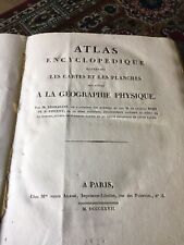 Vieil atlas 1827 d'occasion  Molsheim