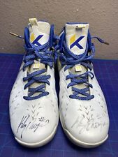 Zapatos autografiados Klay Thompson 11 talla 15 segunda mano  Embacar hacia Argentina