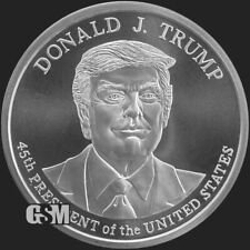 Ronda de plata .999 President Donald J. Trump 45th President BU 1 OZ - ¡EN STOCK! segunda mano  Embacar hacia Argentina