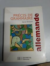 Précis grammaire allemande d'occasion  Reims