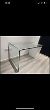 Glass desk for sale  PETERBOROUGH