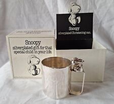 Silver plated snoopy for sale  DUNDEE