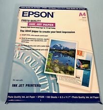 Epson Photo Quality Ink Jet Paper * A4 100 Sheet Pack for sale  Shipping to South Africa