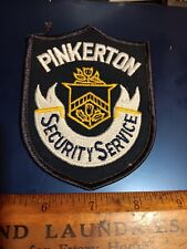Patch pinkerton security for sale  Kingwood