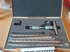 Used, Mitutoyo Analog Depth Micrometer Gauge set with interchangeable rods for sale  Shipping to South Africa