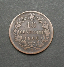 Centesimi 1866 segno usato  Grugliasco