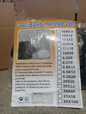 CP 40% Black Sun Net Shade Cloth 10ft. x 10ft. for sale  Shipping to South Africa