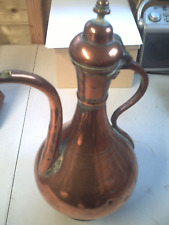 Vintage Copper Brass Pitcher  Coffee Tea Pot for sale  Shipping to South Africa