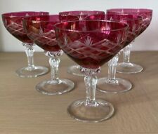 Vintage cranberry cut for sale  WYMONDHAM