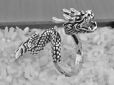 Used, Ring Alloy Silver Gold Retro Burnished Mice Dragon Cat Snake Dog Gecko UK SELLER for sale  ROMFORD
