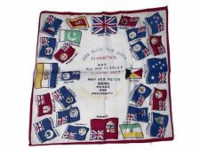 Vintage handkerchief 1953 for sale  VENTNOR