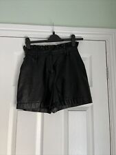 Leather effect shorts for sale  BRIGHOUSE