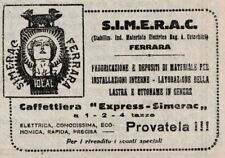 Pubbl.1919 simerac s.i.m.e.r.a usato  Biella
