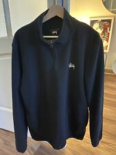 Stussy zip black for sale  NOTTINGHAM