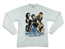 Camiseta Manga Longa Vintage 2001 Backstreet Boys Preta e Azul World Tour Grande comprar usado  Enviando para Brazil