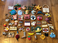 LARGE MIXED LOT OF VINTAGE REFRIGERATOR MAGNETS WITH COCA COLA FRIDGE MAGNET for sale  Shipping to South Africa