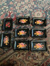 set tole trays 6 for sale  Pittsburgh