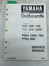 Usado, Motor de popa Yamaha barco 50G 60F 70B 75C 80A 90A manual de serviço de fábrica Sku4 comprar usado  Enviando para Brazil
