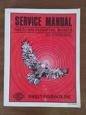 MANUAL DE SERVIÇO GENUÍNO HARLEY-DAVIDSON 1985 a 1990 modelos FX/SOFTAIL 99482-90 comprar usado  Enviando para Brazil