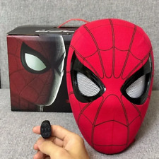 Używany, Maska Spidermana z pierścieniem Pilot zdalnego sterowania Zamykanie oczu Migające oczy Kask Cosplay na sprzedaż  Wysyłka do Poland