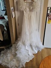 Wedding dress ruffle for sale  Cedar Rapids