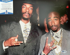 Snoop Dogg Firmado por Tupac Shakur 11x14 Foto Rapero de la Costa Oeste Beckett Certificado de Autenticidad segunda mano  Embacar hacia Mexico