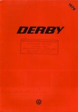 Volkswagen derby 1978 for sale  UK
