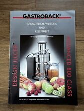 Gastroback 40129 entsafter gebraucht kaufen  Sondershausen