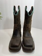 Justin boots brown for sale  Moore