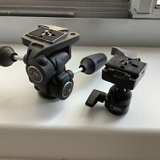 Manfrotto 804RC2, 3 Way Tilt/pan Head and 484rc2 Mini Ball Head, Made In Italy. for sale  Shipping to South Africa