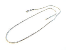 Bijou argent 925 collier snake fermoir mousqueton necklace, usado comprar usado  Enviando para Brazil