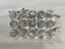 Lot clear faceted for sale  Brooklyn