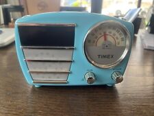 Usado, Rádio despertador digital Timex estilo retrô/deco turquesa modelo T247L - Funciona comprar usado  Enviando para Brazil