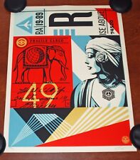 Shepard Fairey kruchy cargo druk artystyczny plakat S # 650 posłuszeństwo Andrzejowi na sprzedaż  Wysyłka do Poland