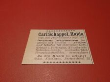 Carl schappel haida gebraucht kaufen  Höxter