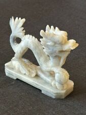 Vintage Chinese Carved Dragon Soapstone Figurine/Statue  for sale  Shipping to South Africa