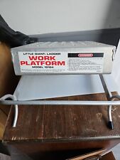 Little Giant Ladder Work Platform #10104 Heavy Duty Aluminum Gently Used, used for sale  Shipping to South Africa
