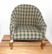 upholstered chairs green for sale  Merrifield