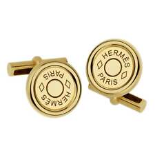 Hermes Paris Clou de Selle Large Vintage Yellow Gold Cufflinks 18k for sale  Shipping to South Africa