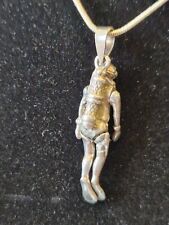 Scuba Diver Articulated Pendant & Chain solid 925 SILVER  for sale  Shipping to South Africa