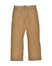 BANANA REPUBLIC Mens Straight Chino Trousers W33 L32 Beige Cotton AJ08 for sale  Shipping to South Africa