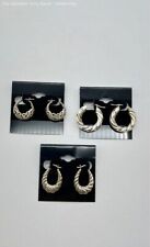 earrings pair 3 sterling for sale  Dallas