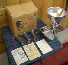 Vintage Metal Original Squeezo 2 Strainer Garden Way 400-SS with 4 screens for sale  Shipping to South Africa