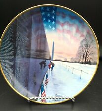 Franklin Mint Vietnam Veteran Memorial Collector Plate ~Remember Them Always COA for sale  Indianapolis